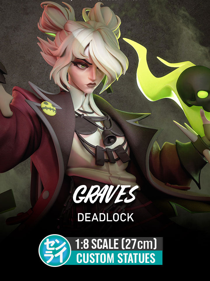 Graves - Deadlock | Custom Statue 3D printed figure