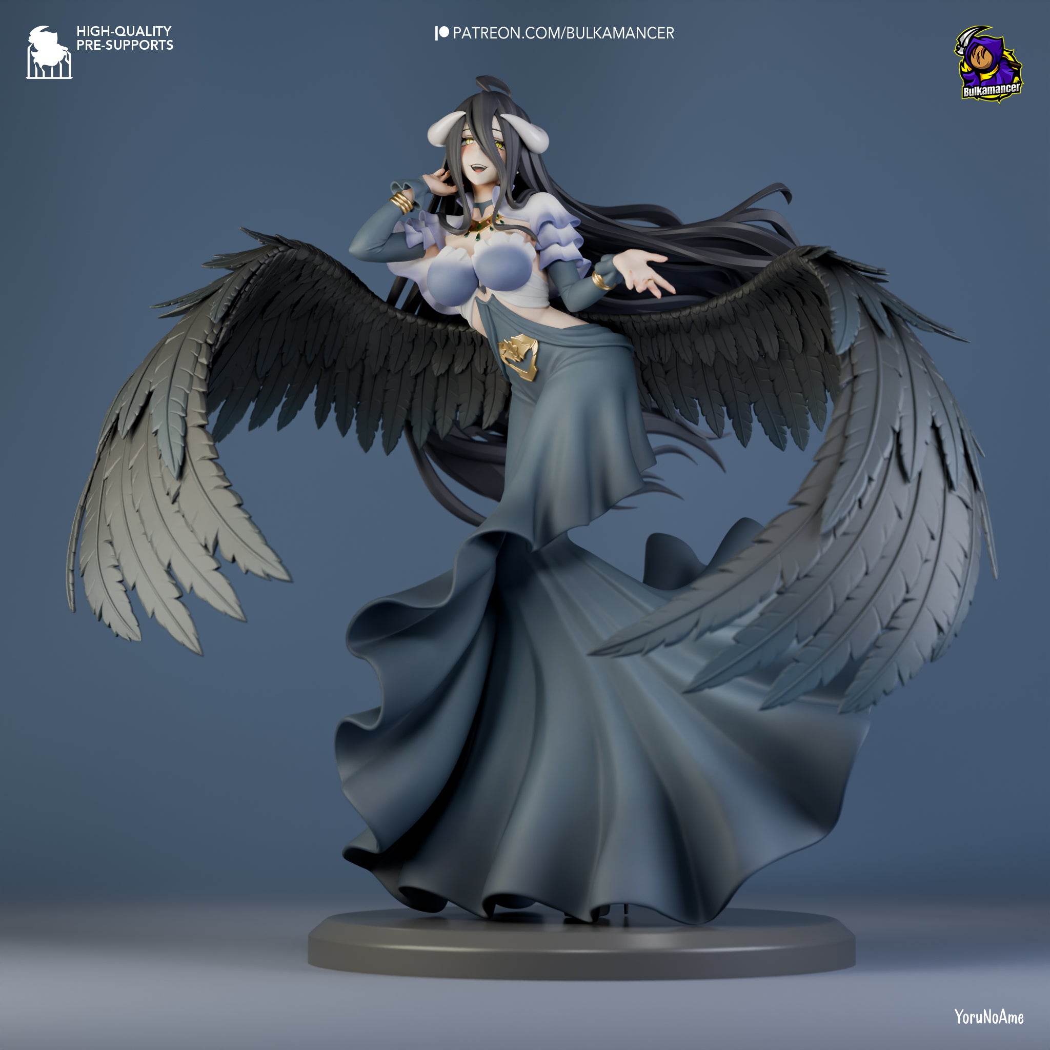 Albedo - Overlord | Custom Statue 3D printed figure