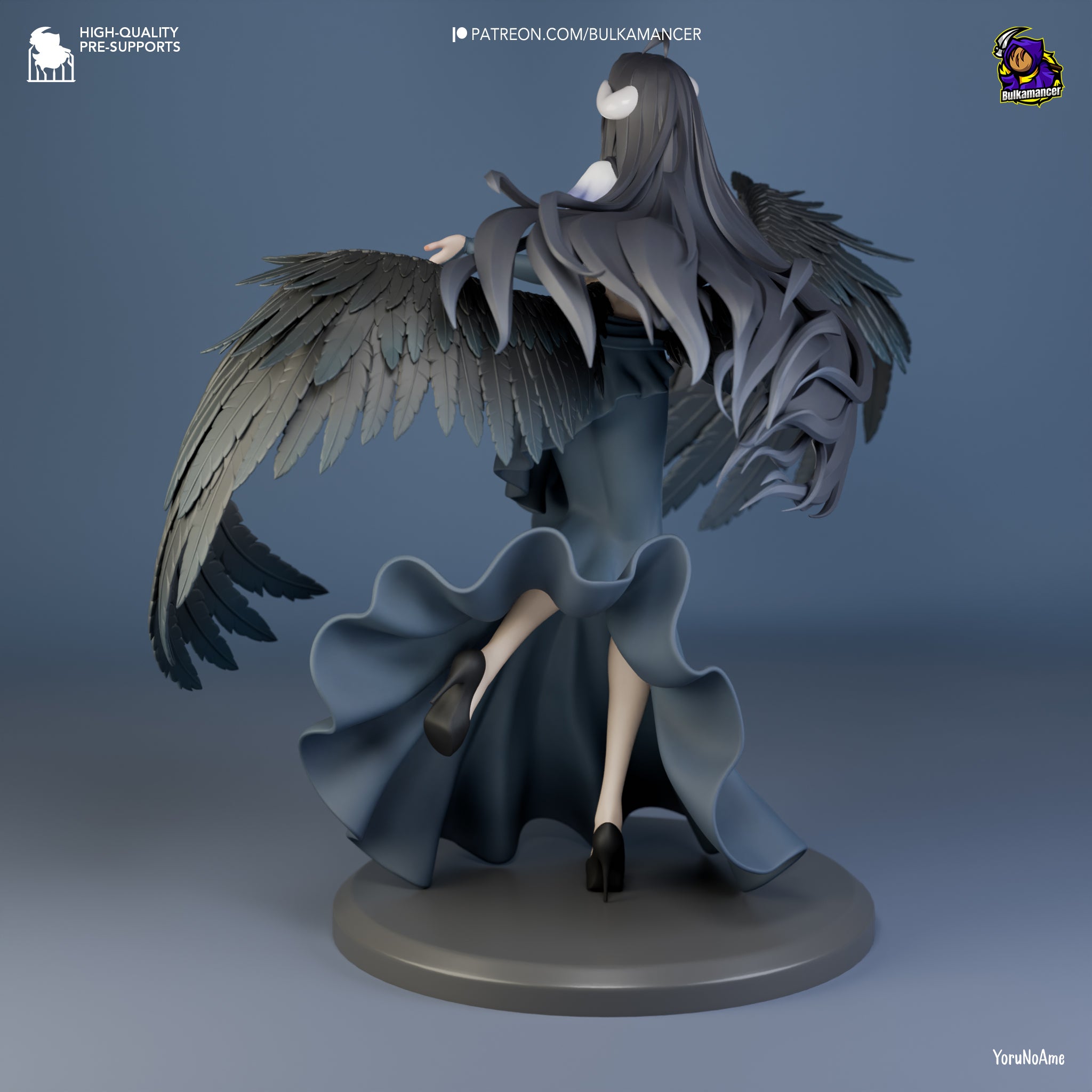 Albedo - Overlord | Custom Statue 3D printed figure