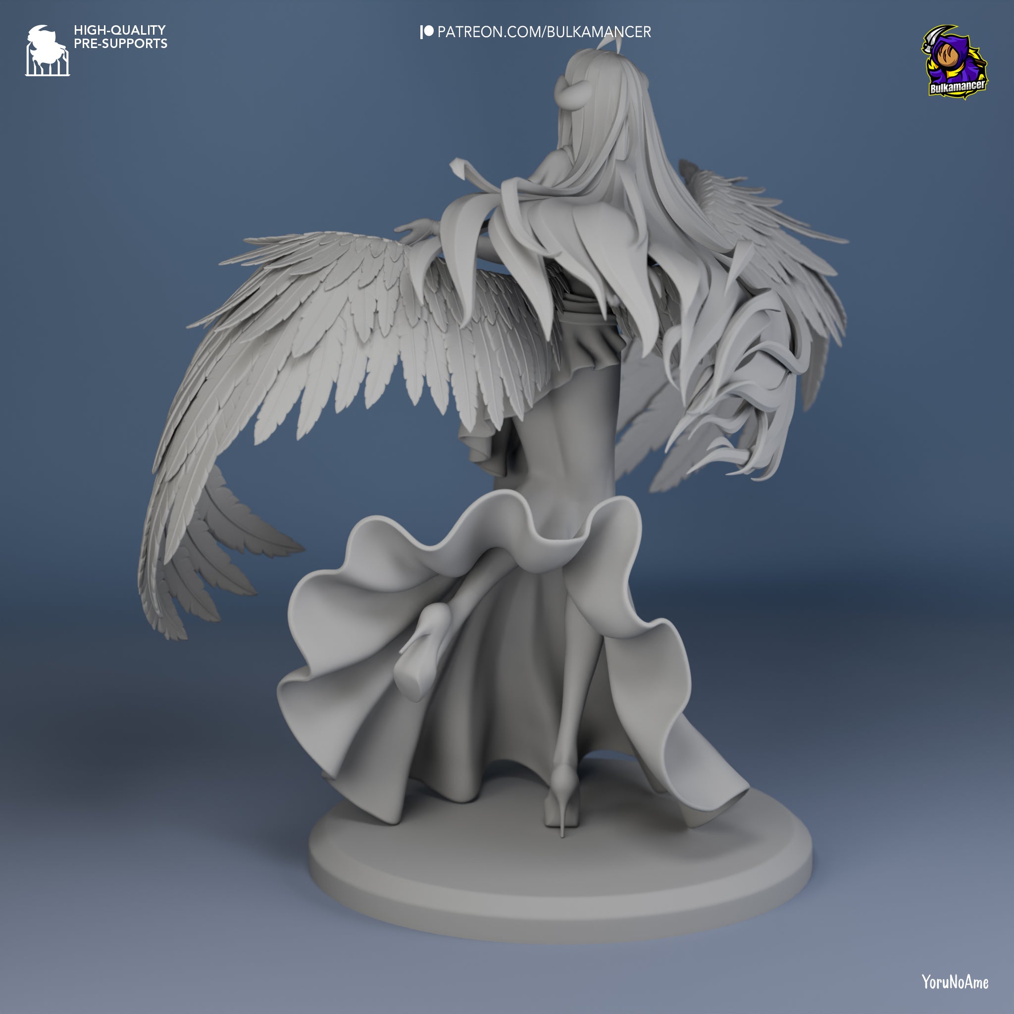 Albedo - Overlord | Custom Statue 3D printed figure