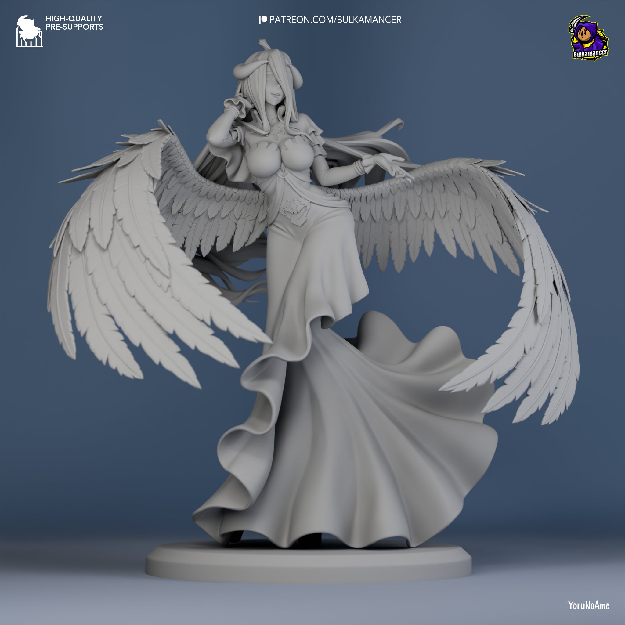 Albedo - Overlord | Custom Statue 3D printed figure