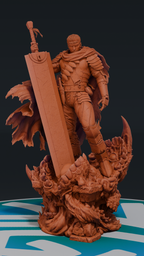 Guts - Berserk | Custom Statue 3D printed figure