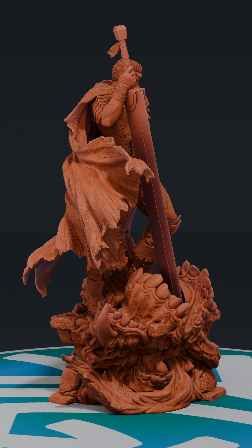 Guts - Berserk | Custom Statue 3D printed figure