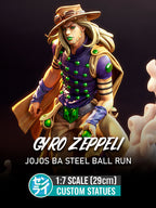 Gyro Zeppeli - Jojos BA Steel Ball Run | Custom Statue 3D printed figure