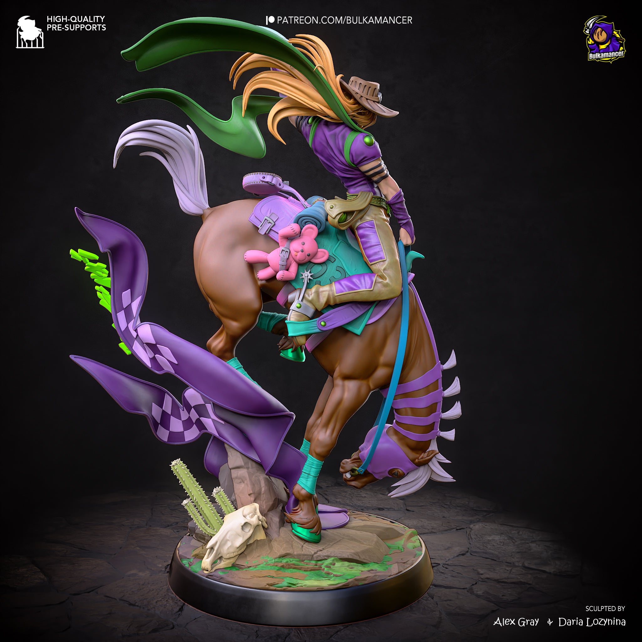 Gyro Zeppeli - Jojo's bizarre adventure Steel Ball Run| Custom Statue 3D printed figure