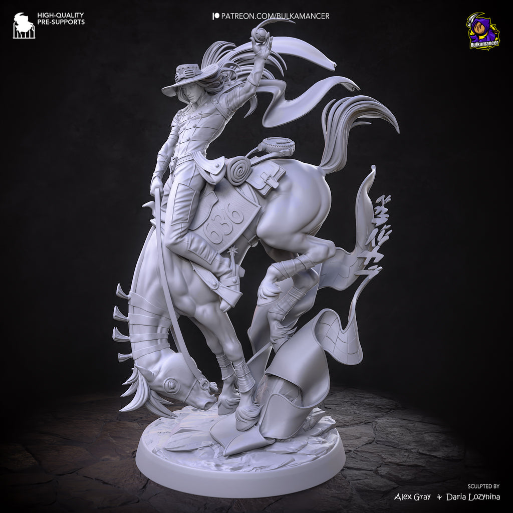 Gyro Zeppeli - Jojo's bizarre adventure Steel Ball Run| Custom Statue 3D printed figure