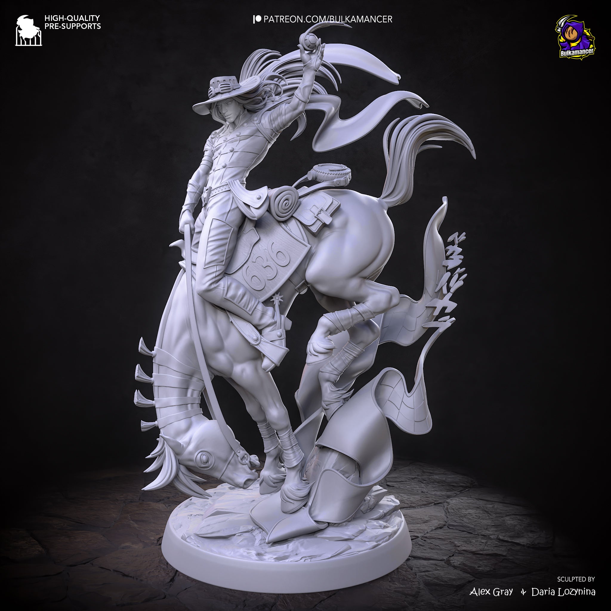 Gyro Zeppeli - Jojo's bizarre adventure Steel Ball Run| Custom Statue 3D printed figure
