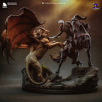 Ciri Vs Manticore Diorama - The Witcher 4 | Custom Statue 3D printed figure