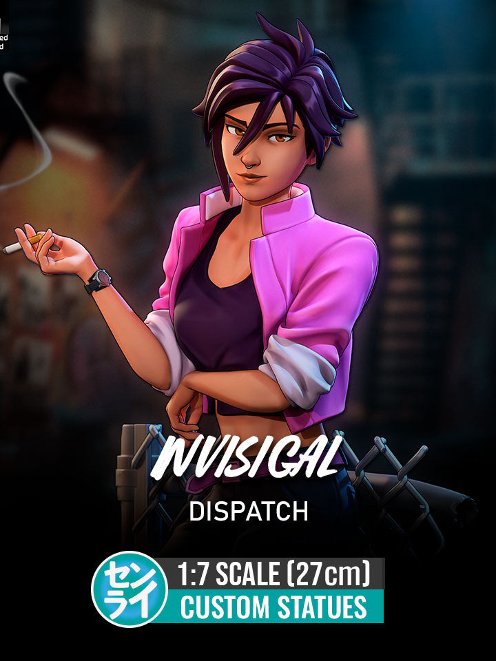 Invisigal - Dispatch | Custom Statue 3D printed figure