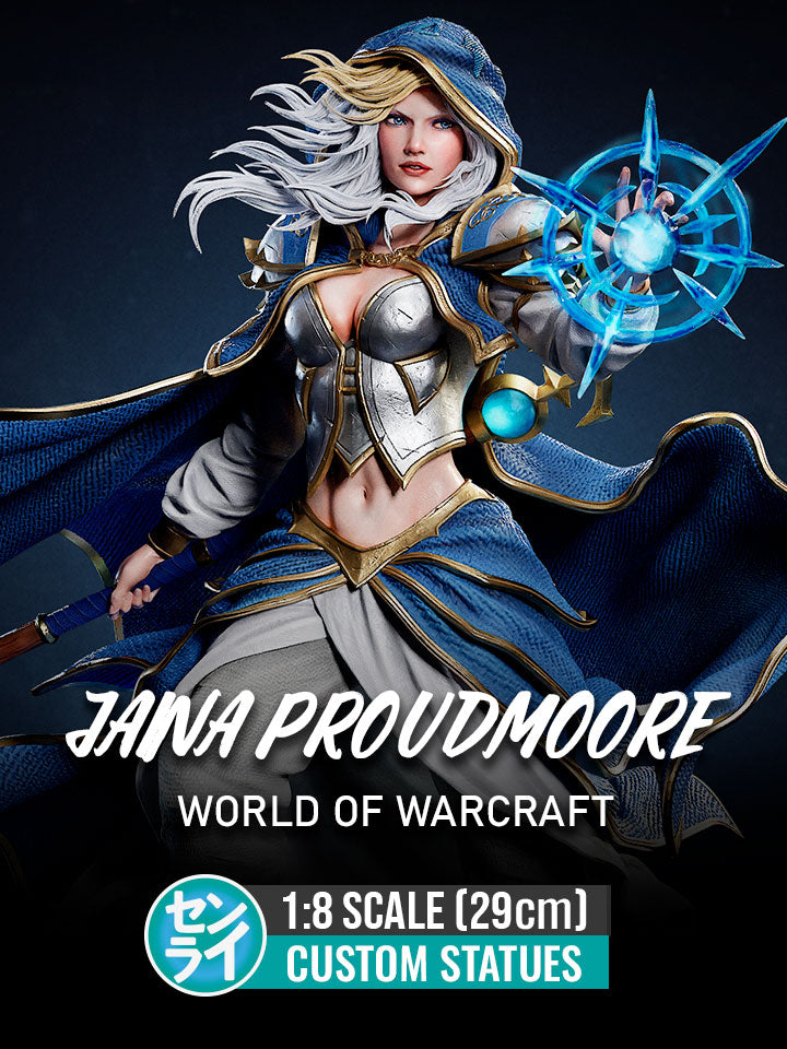 Jaina Proudmoore - World of Warcraft | Custom Statue 3D printed figure