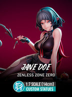 Jane Doe - Zenless Zone Zero ZZZ | Custom Statue 3D printed figure