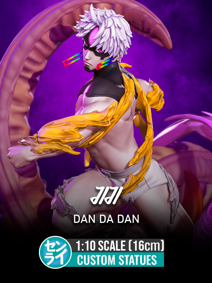 Jiji - Dan Da Dan | Custom Statue 3D printed figure