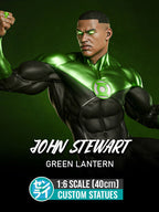 John Stewart Green Lantern - DC Comics | Custom Statue 3D printed figure