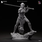 Lae'Zel - Baldur's Gate 3 | Custom Statue 3D printed figure