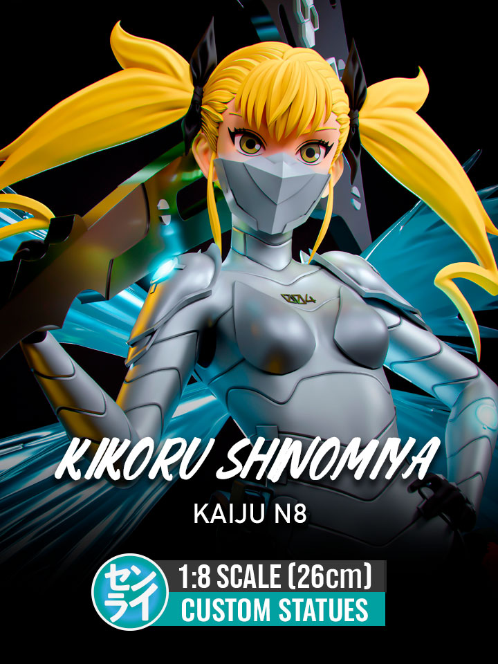 Kikoru Shinomiya - Kaiju N8 | Custom Statue 3D printed figure