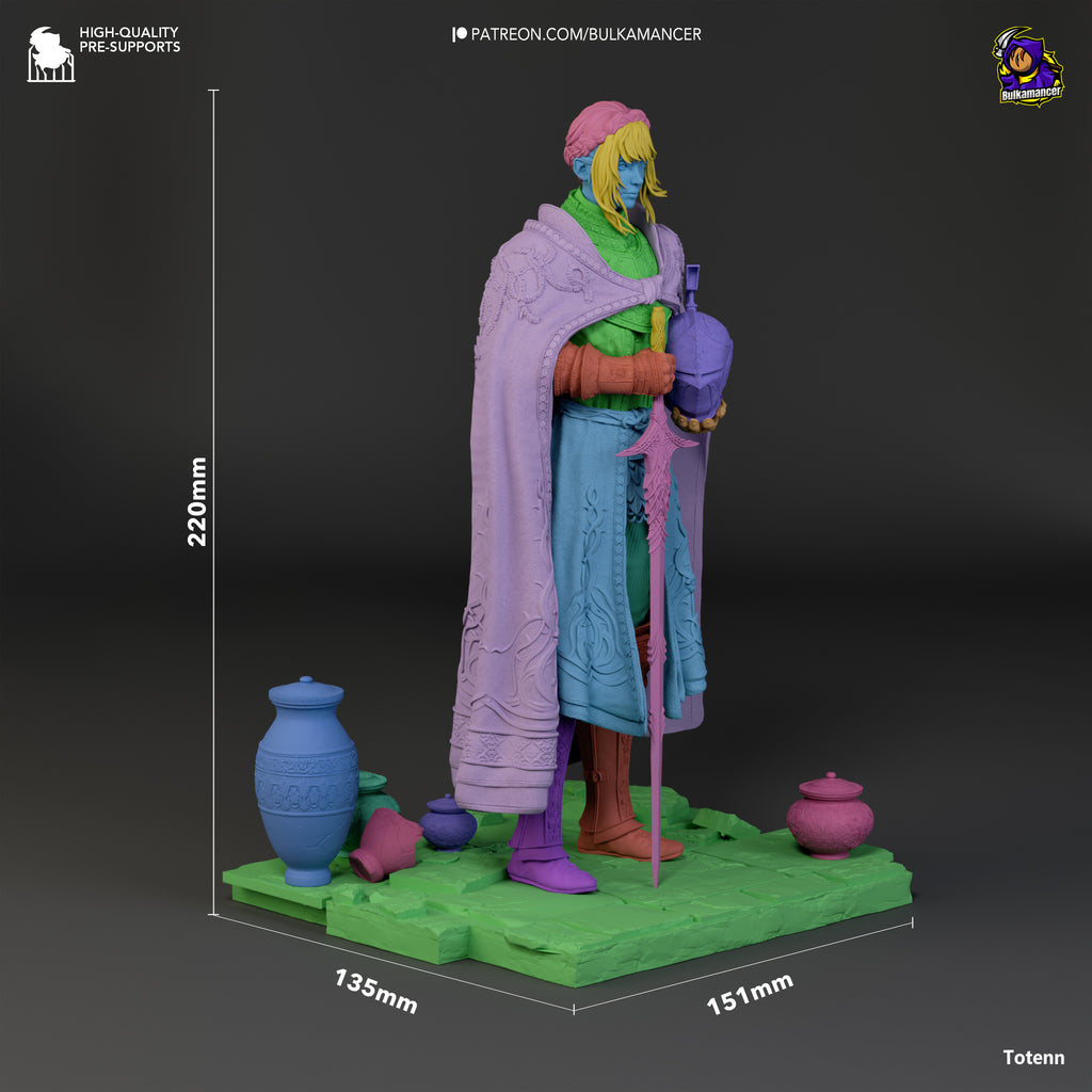 Needle Knight Leda - Elden Ring | Custom Statue 3D printed figure