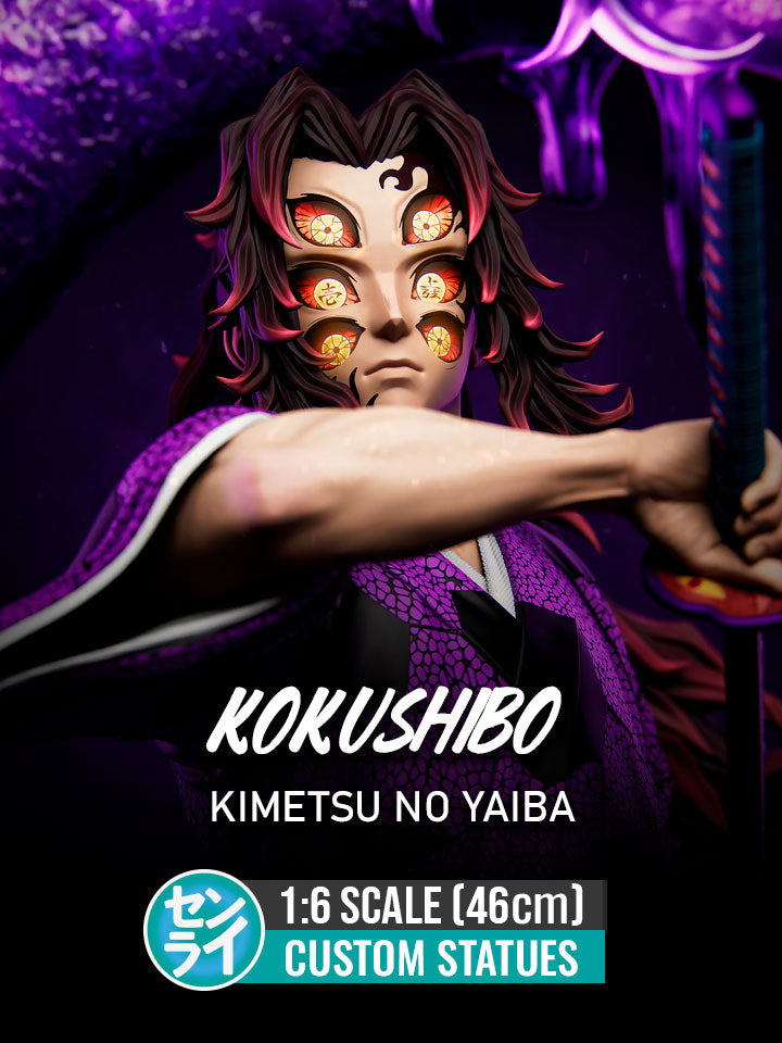 Kokushibo - Kimetsu no Yaiba | Custom Statue 3D printed figure