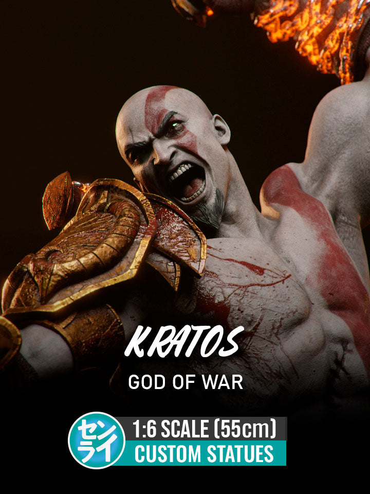Kratos - God of War | Custom Statue 3D printed figure