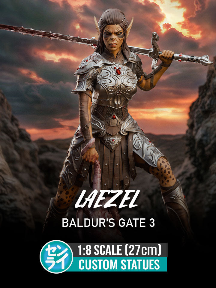Lae'Zel - Baldur's Gate 3 | Custom Statue 3D printed figure
