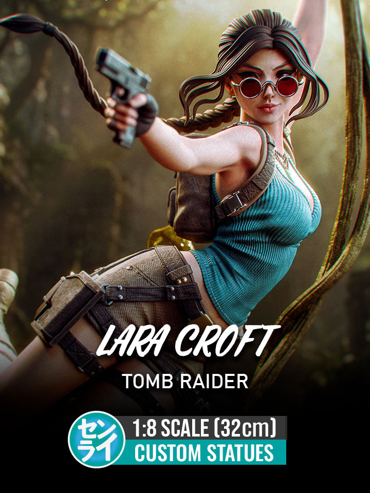 Lara Croft - Tomb Raider | Custom Statue 3D printed figure