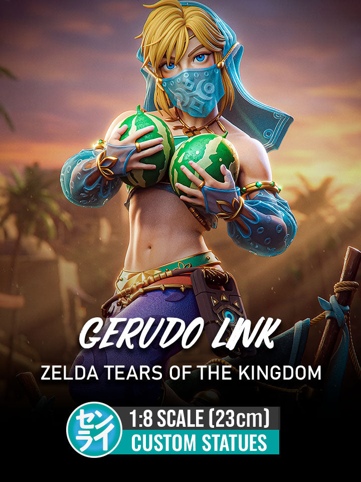 Gerudo Link - Zelda Tears of the Kingdom | Custom Statue 3D printed figure
