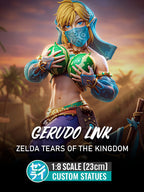 Gerudo Link - Zelda Tears of the Kingdom | Custom Statue 3D printed figure