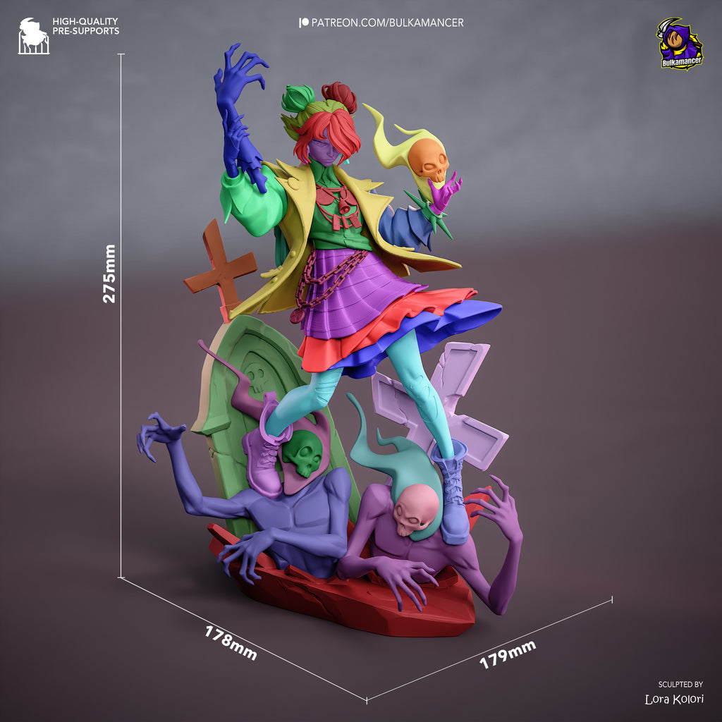 Graves - Deadlock | Custom Statue 3D printed figure