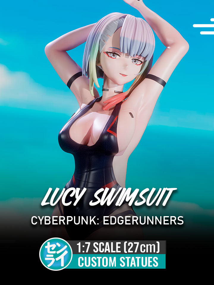 Lucy Swimsuit - Cyberpunk Edgerunners | Custom Statue 3D printed figure