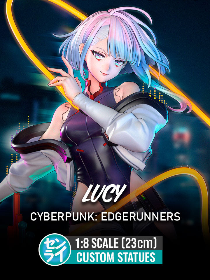 Lucy - Cyberpunk: Edgerunners | Custom Statue 3D printed figure