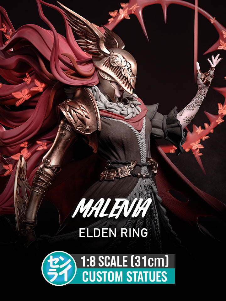 Malenia – Elden Ring | Custom Statue 3D printed figure