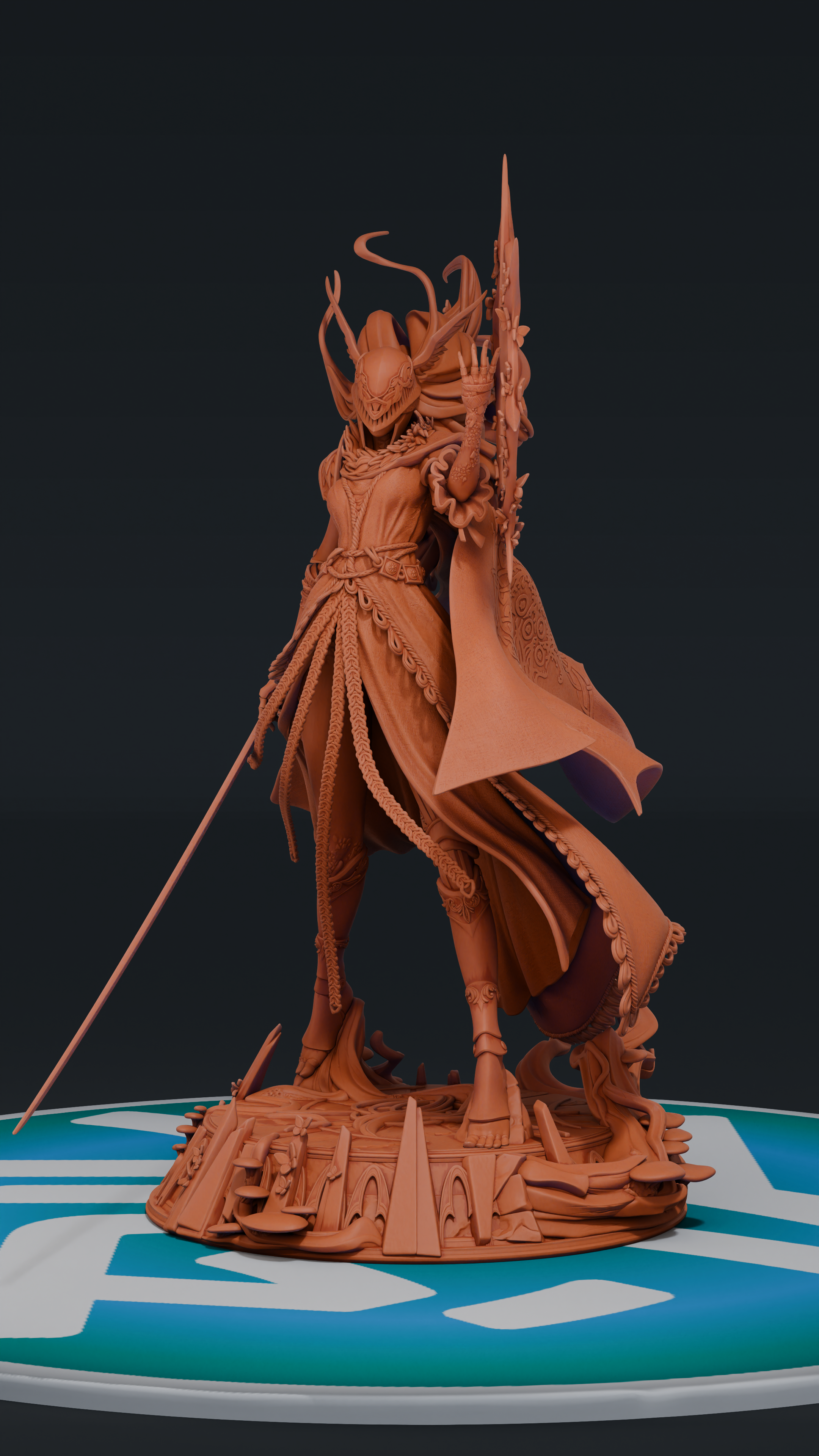 Malenia – Elden Ring | Custom Statue 3D printed figure