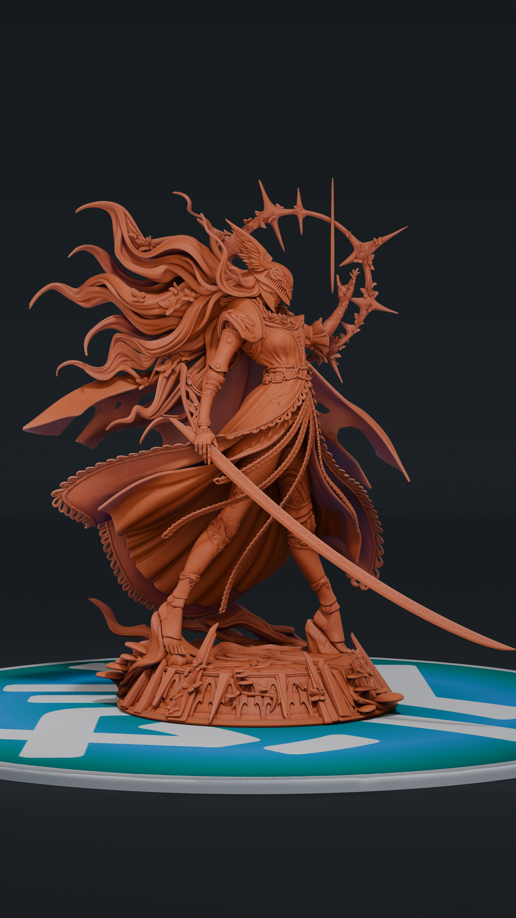 Malenia – Elden Ring | Custom Statue 3D printed figure