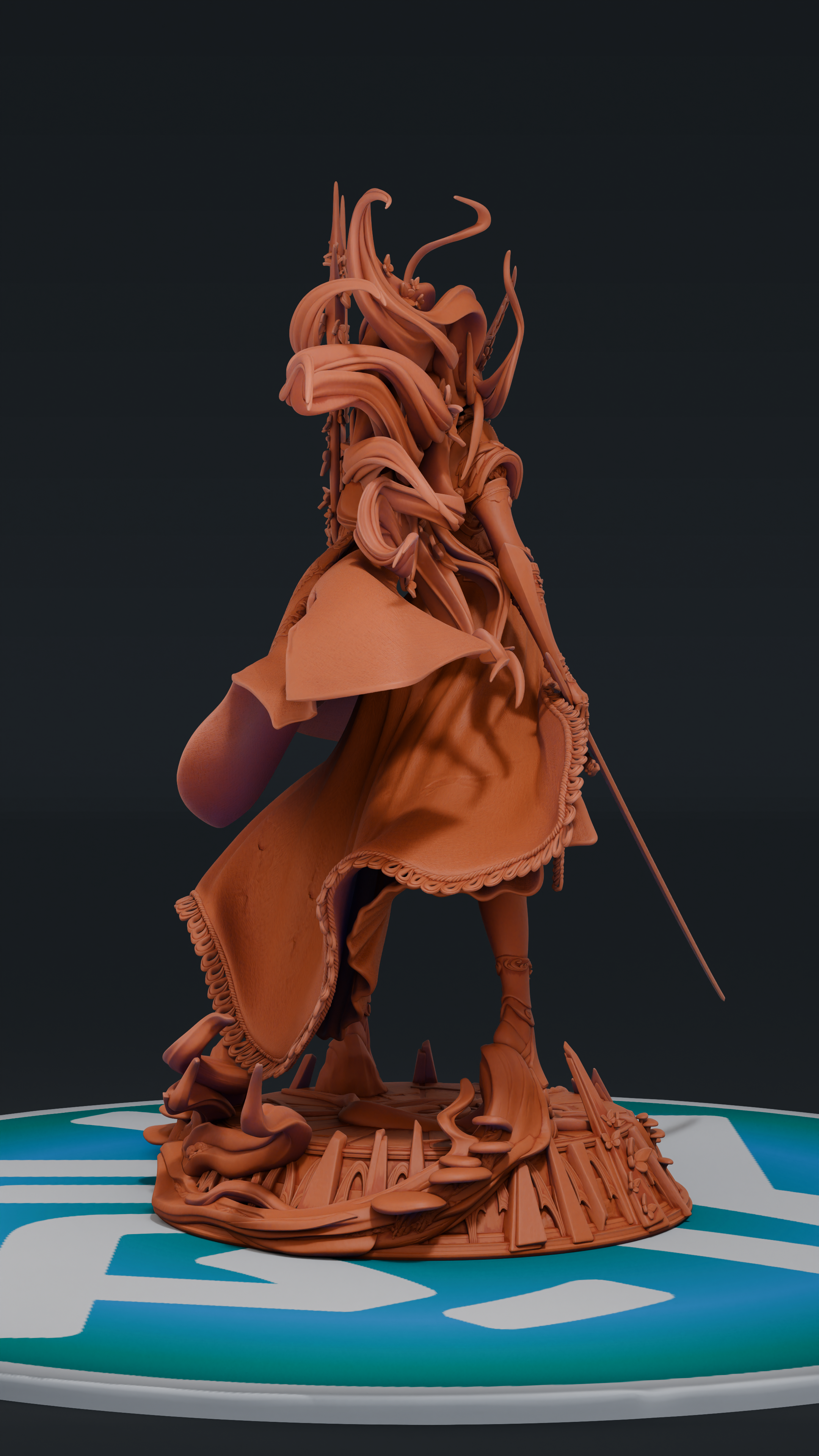 Malenia – Elden Ring | Custom Statue 3D printed figure