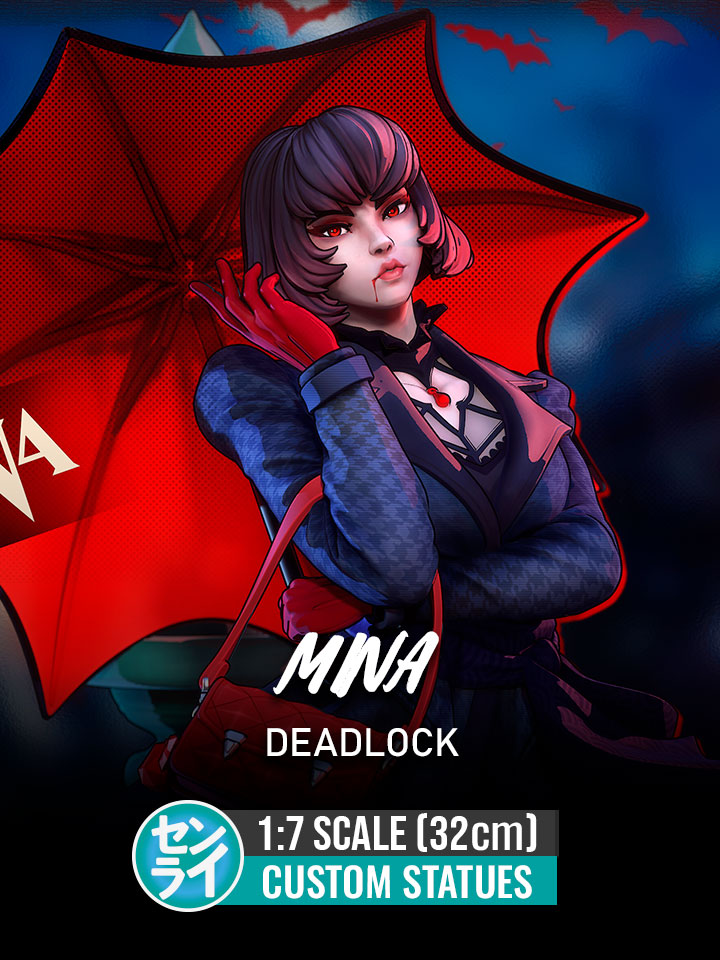 Mina - Deadlock | Custom Statue 3D printed figure