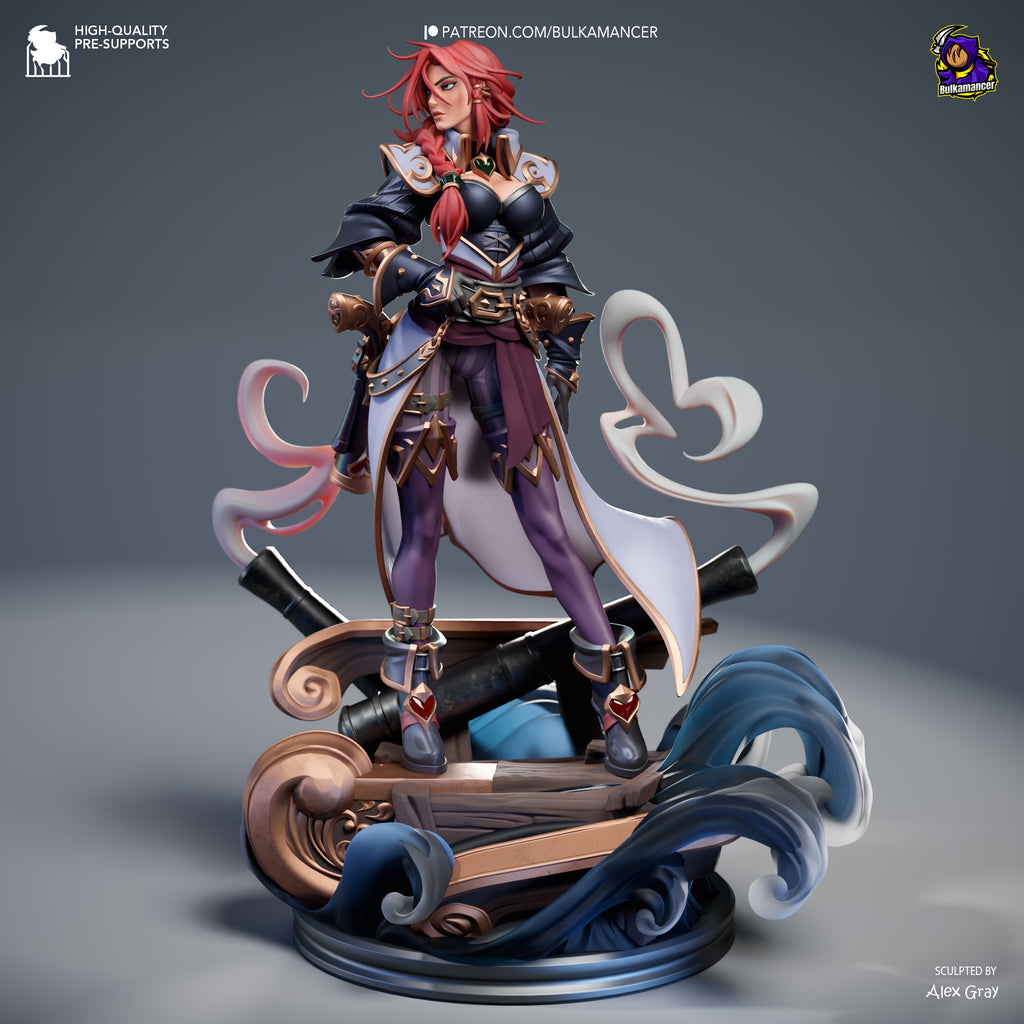 Miss Fortune - League of Legends | Custom Statue 3D printed figure