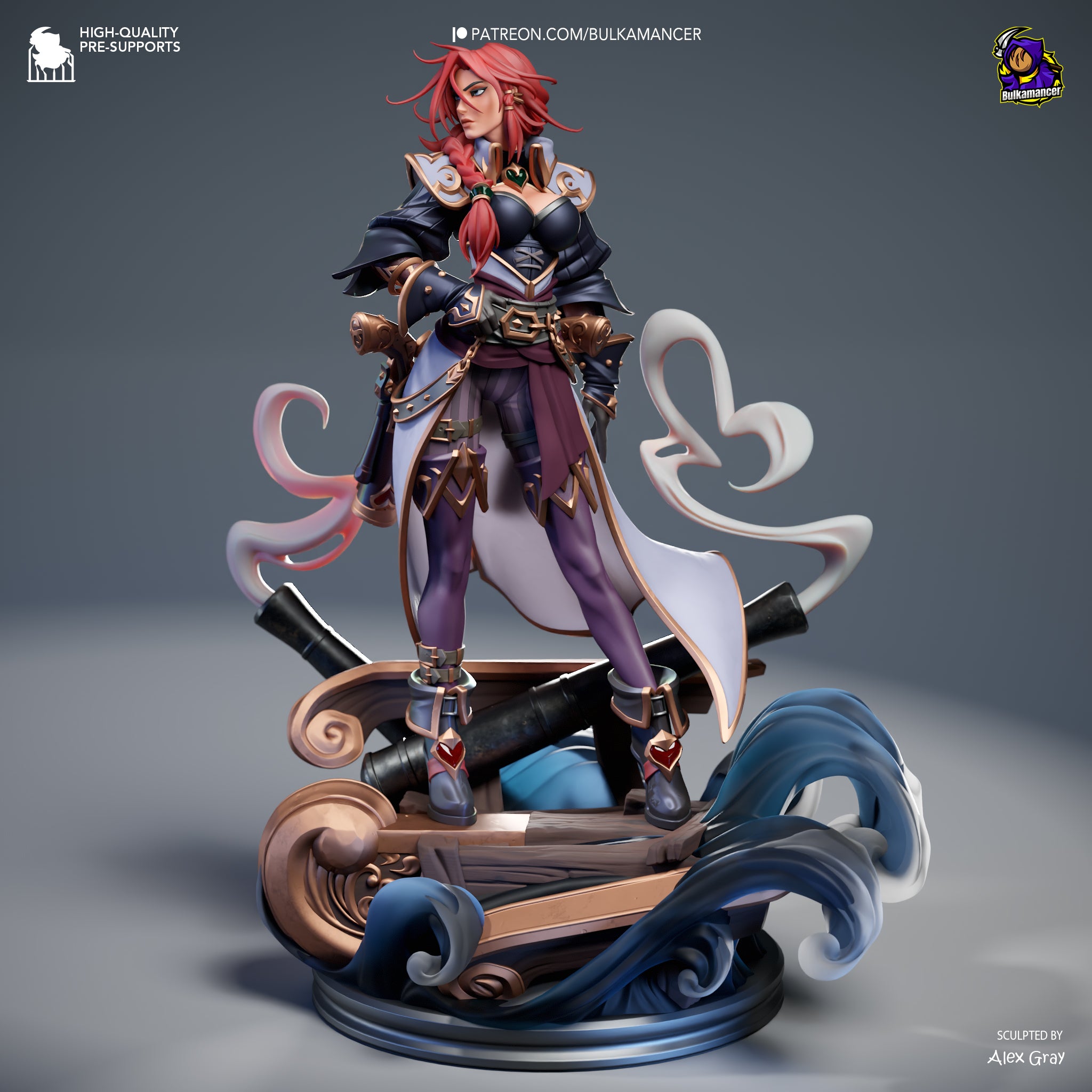 Miss Fortune - League of Legends | Custom Statue 3D printed figure