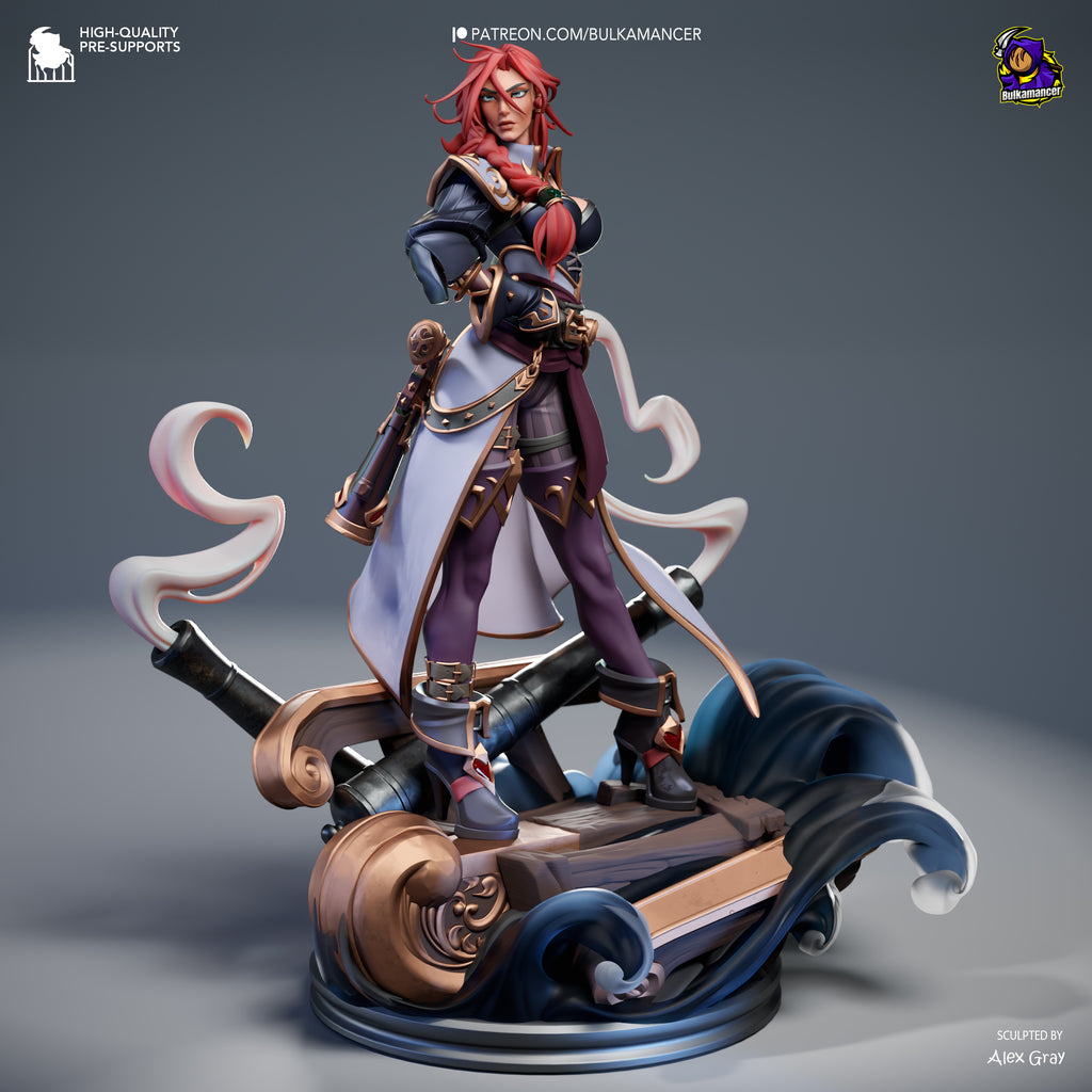 Miss Fortune - League of Legends | Custom Statue 3D printed figure