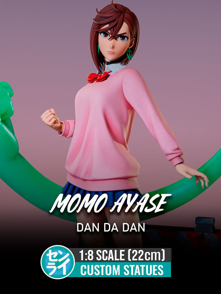 Momo Ayase - Dan Da Dan | Custom Statue 3D printed figure