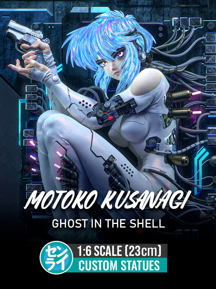 Motoko Kusanagi - Ghost in the Shell | Custom Statue 3D printed figure