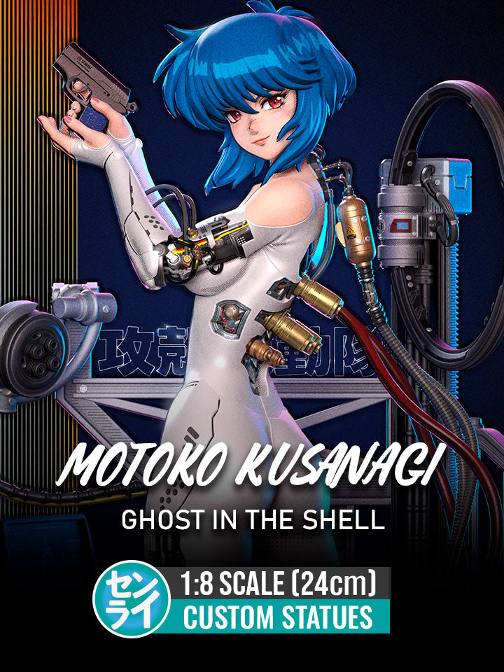 Motoko Kusanagi - Ghost in the Shell | Custom Statue 3D printed figure