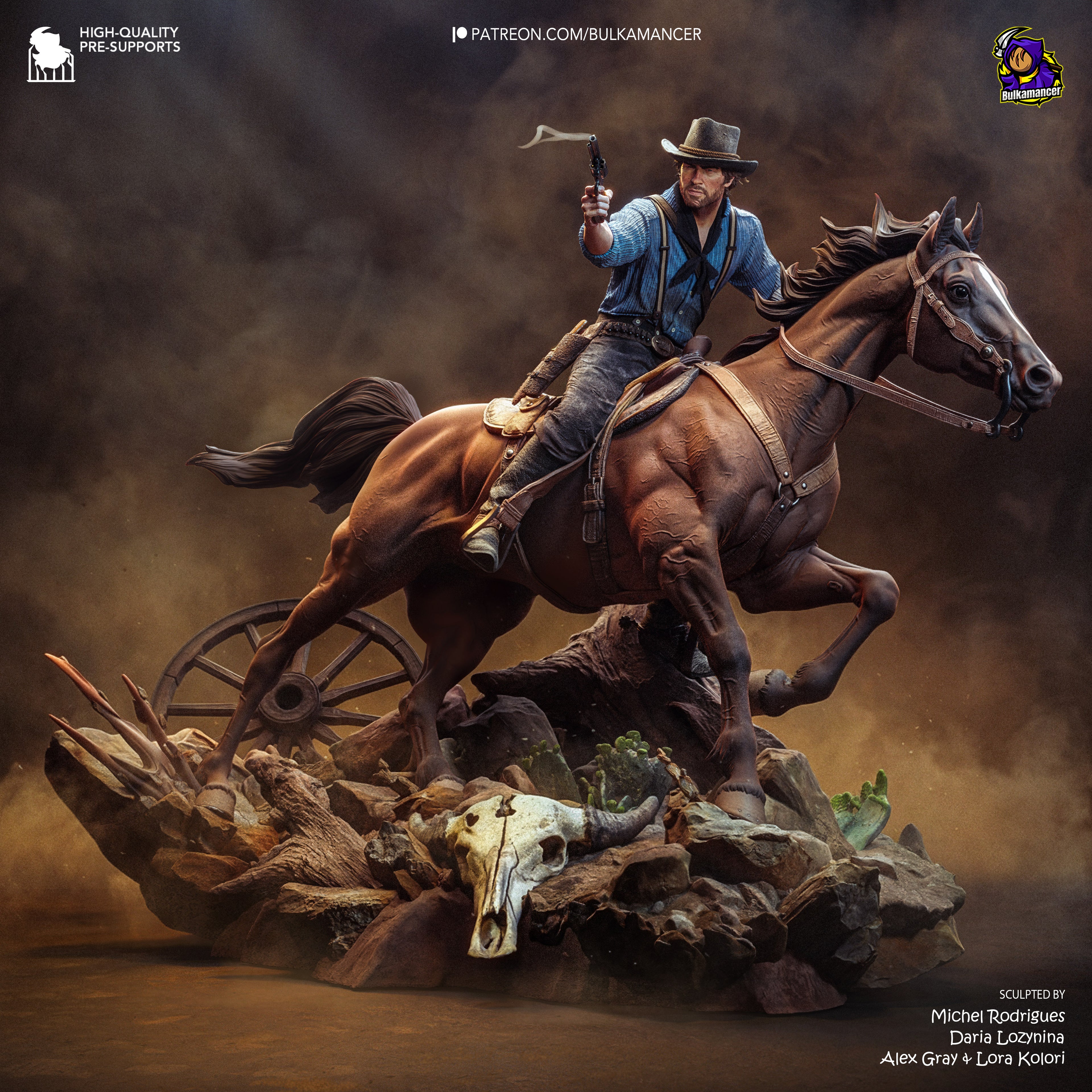 Arthur Morgan - Red Dead Redemption 2 | Custom Statue 3D printed figure