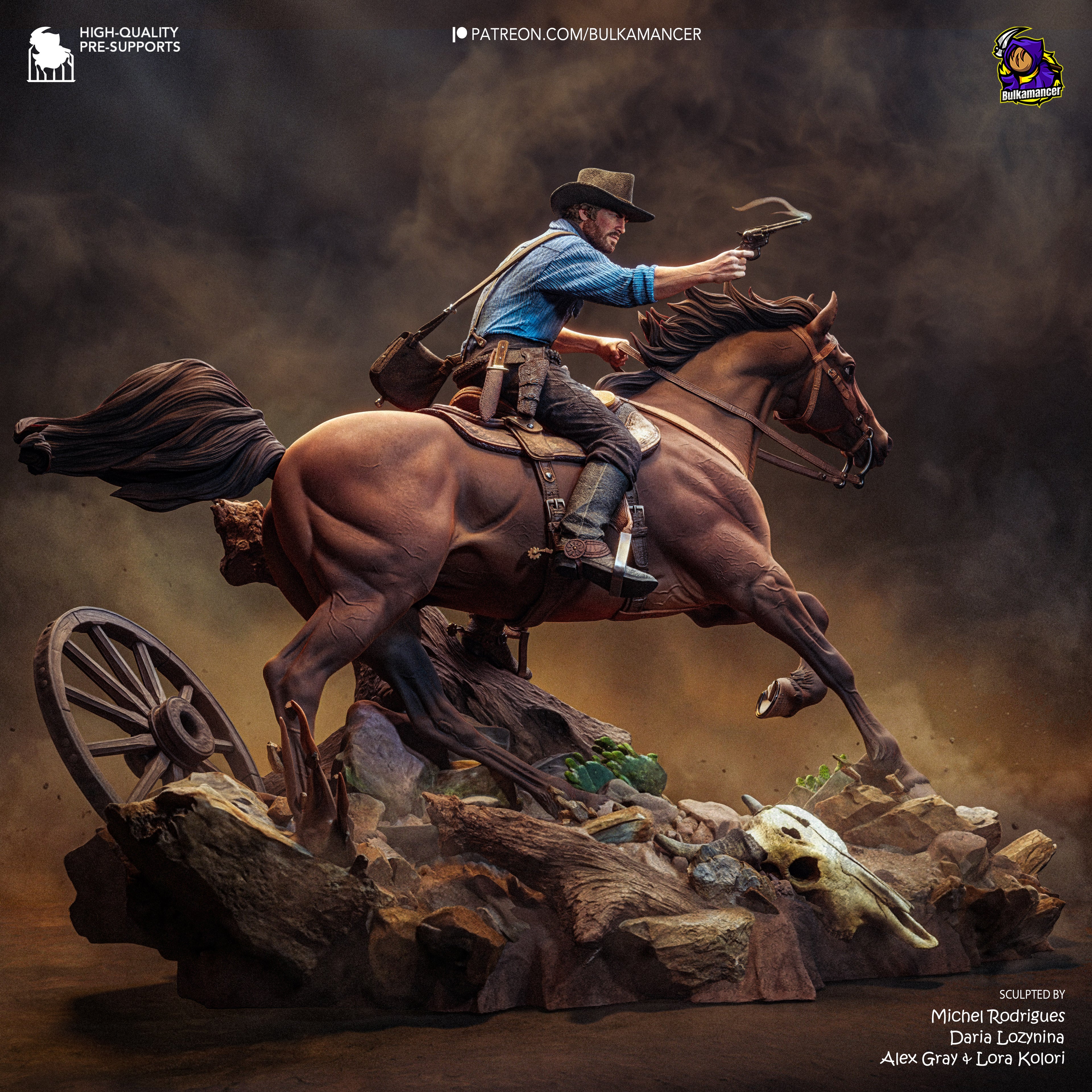 Arthur Morgan - Red Dead Redemption 2 | Custom Statue 3D printed figure