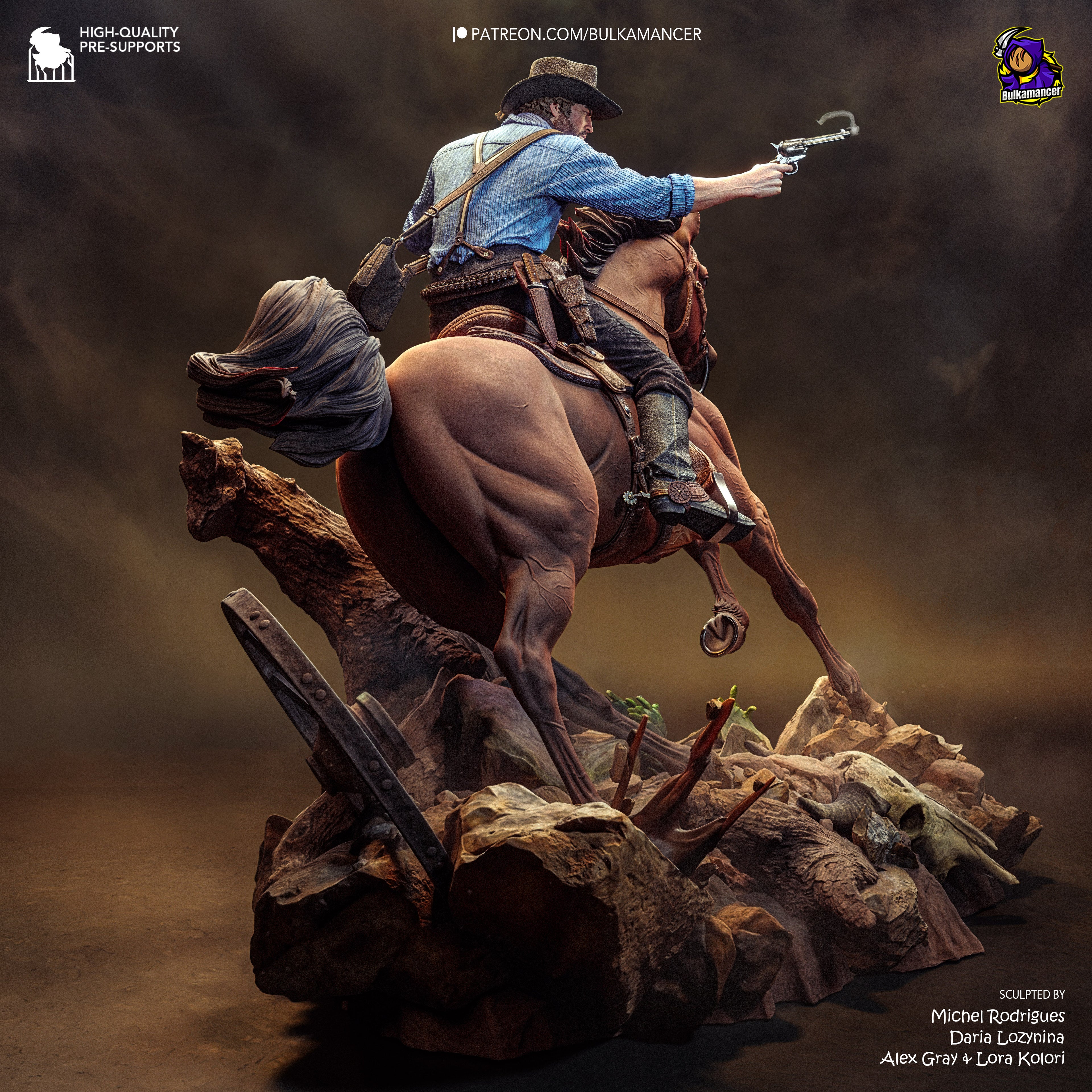 Arthur Morgan - Red Dead Redemption 2 | Custom Statue 3D printed figure