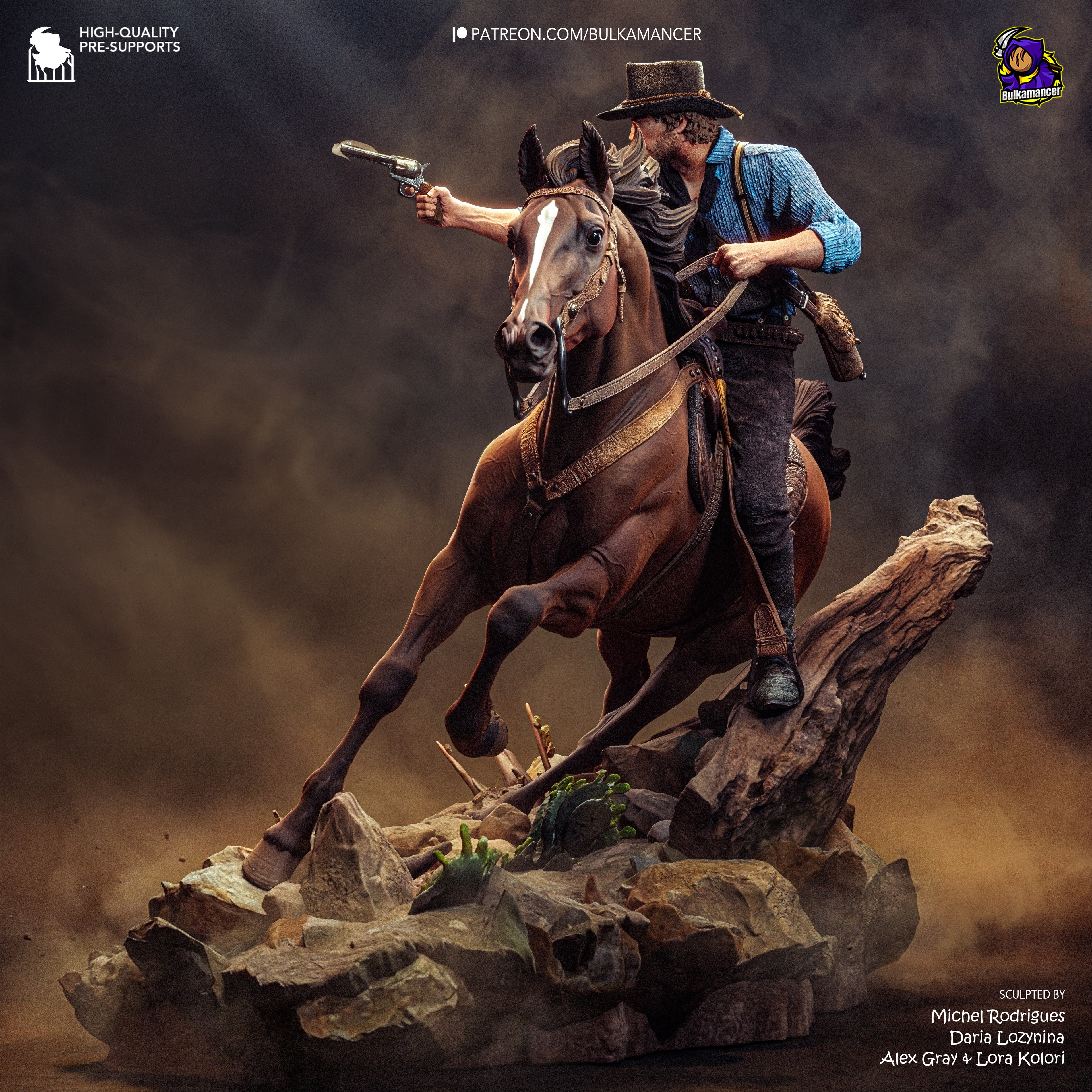 Arthur Morgan - Red Dead Redemption 2 | Custom Statue 3D printed figure