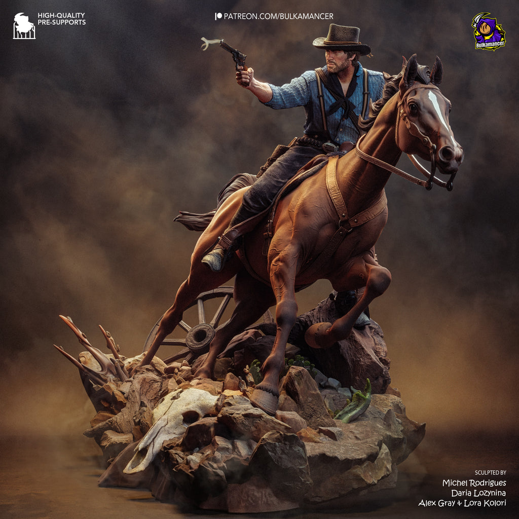 Arthur Morgan - Red Dead Redemption 2 | Custom Statue 3D printed figure