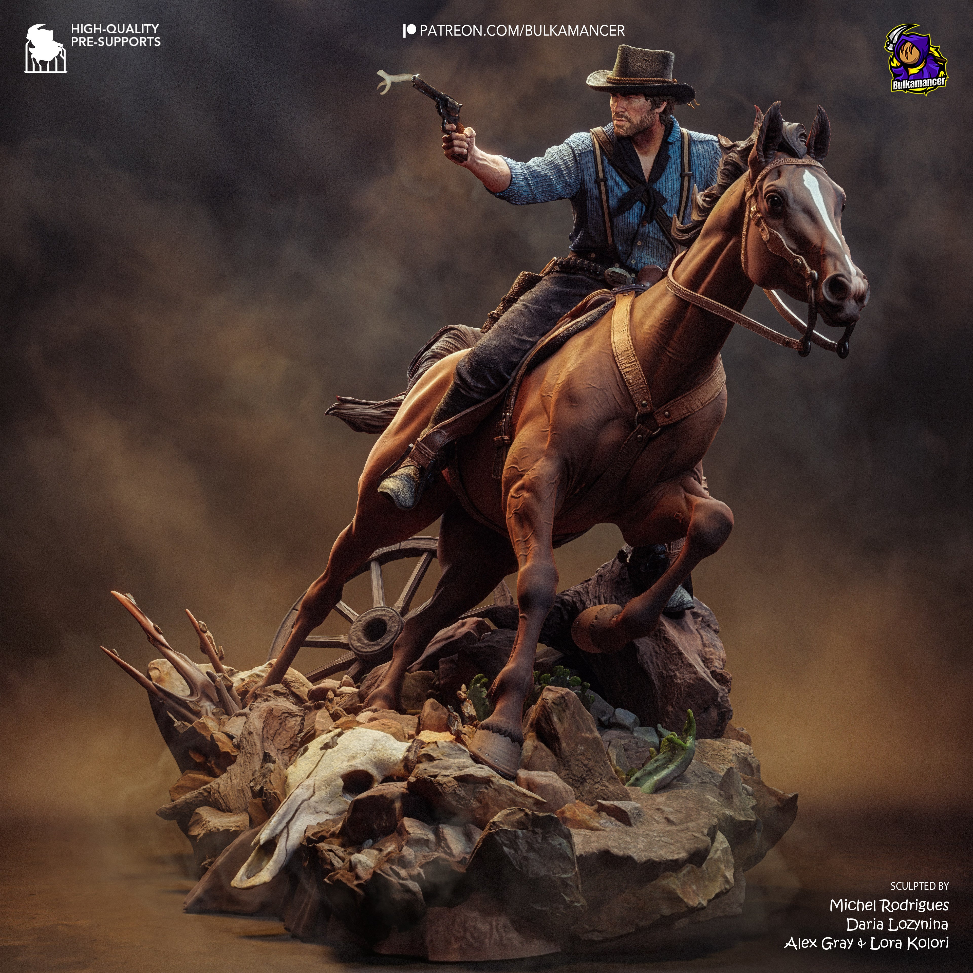 Arthur Morgan - Red Dead Redemption 2 | Custom Statue 3D printed figure