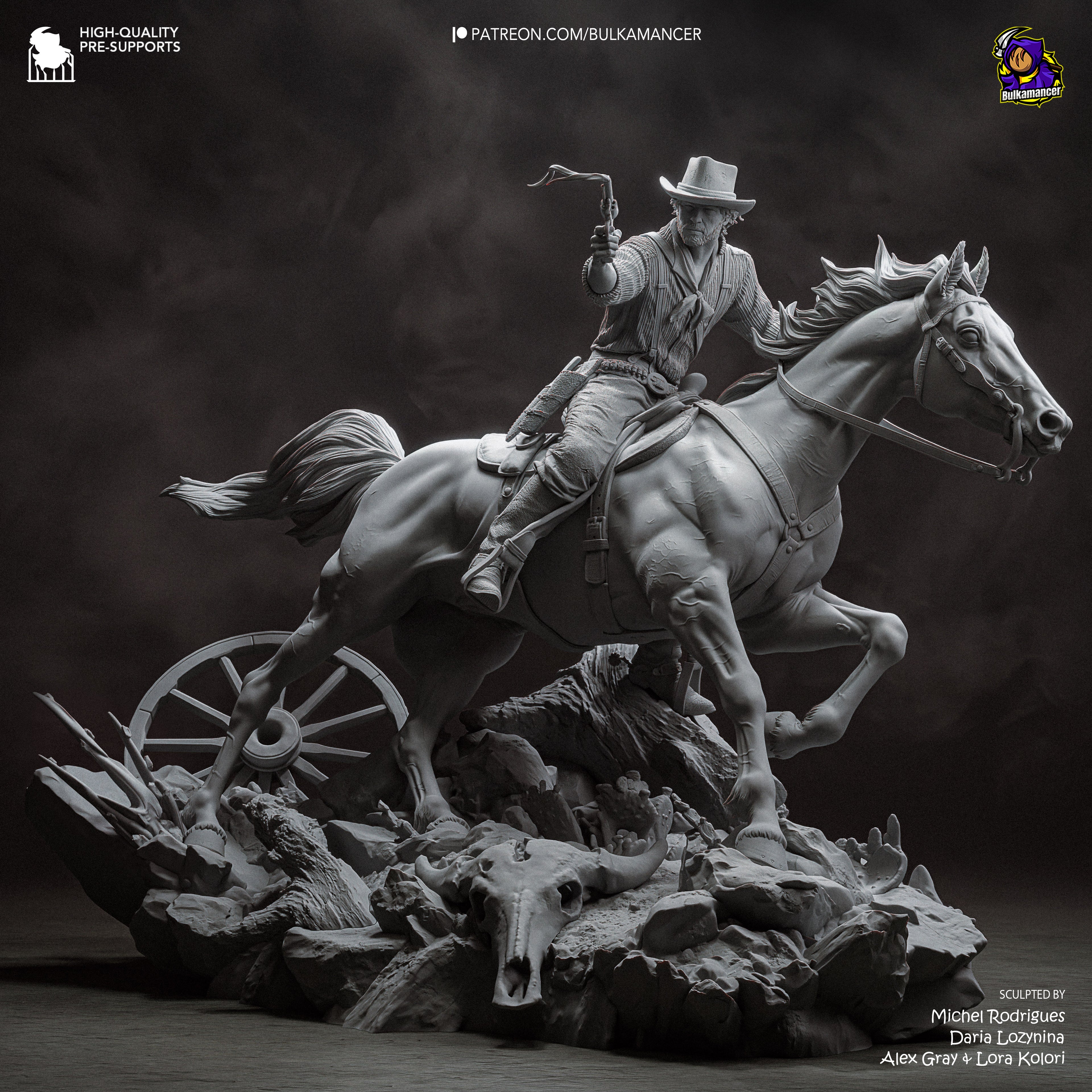 Arthur Morgan - Red Dead Redemption 2 | Custom Statue 3D printed figure
