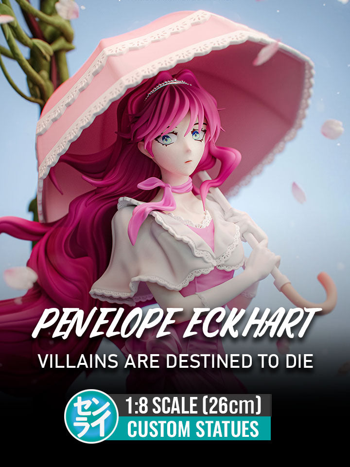 Penelope Eckhart - Villains Are Destined to Die | Custom Statue 3D printed figure