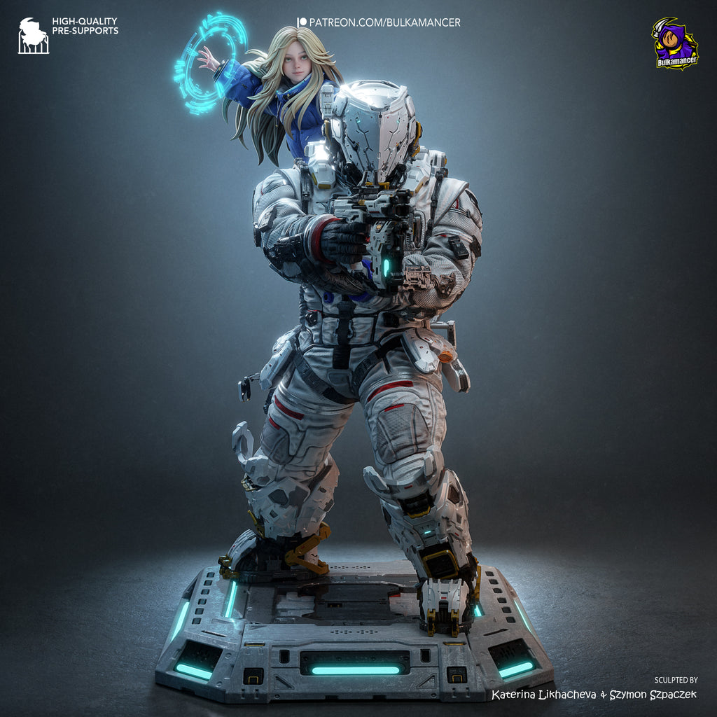 Diana and Hugh - Pragmata | Custom Statue 3D printed figure