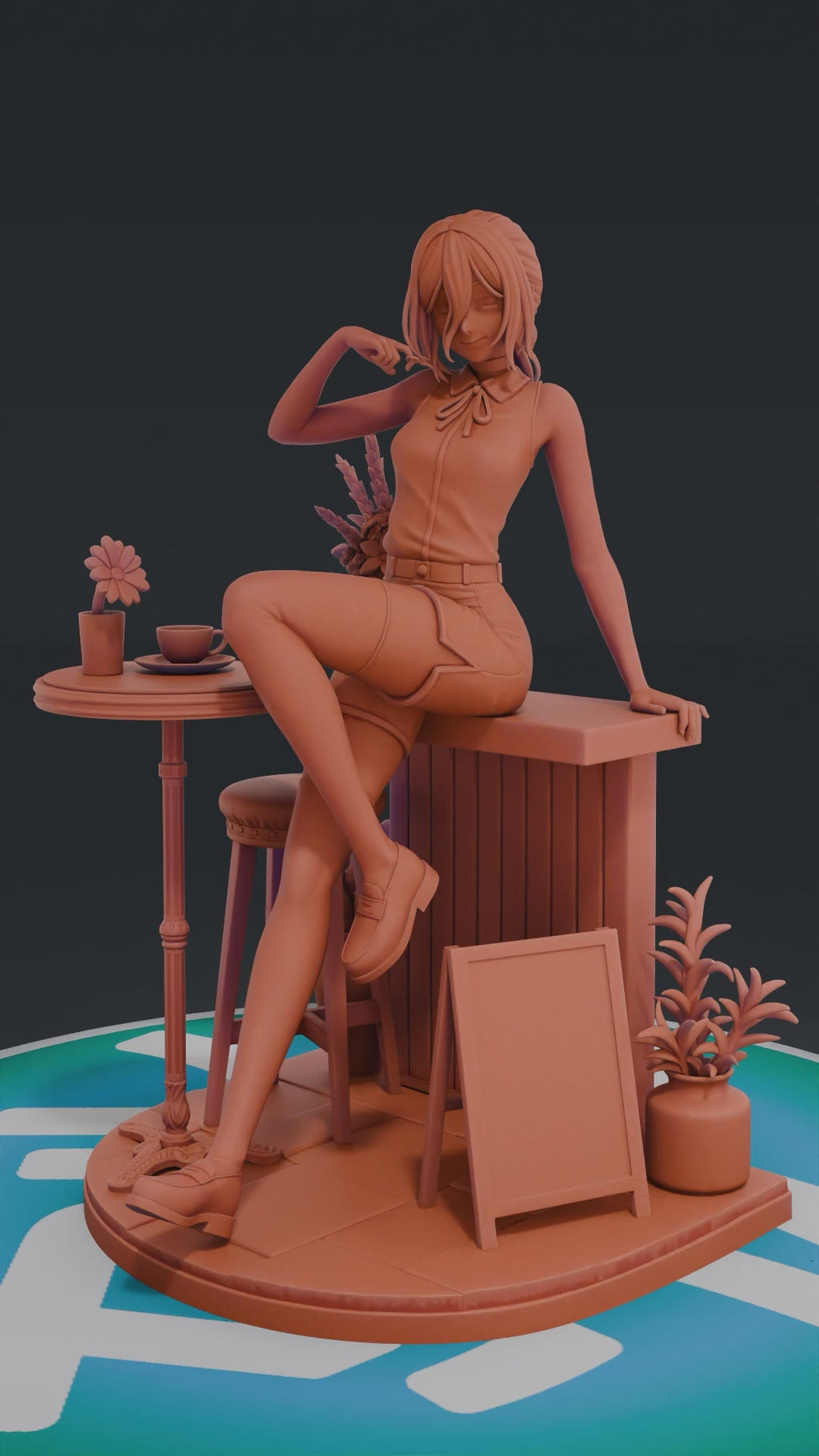 Reze - Chainsawman | Custom Statue 3D printed figure